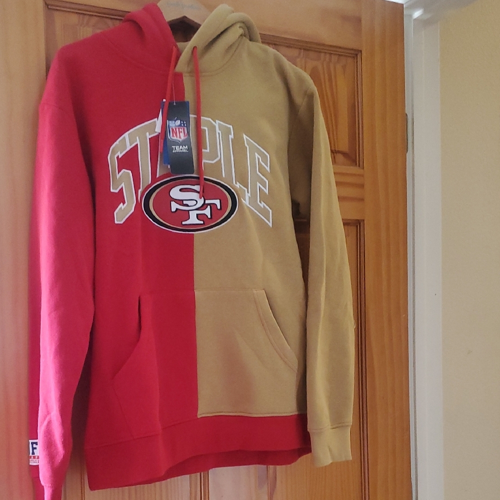 Staple Bold Red and Tan Hoodie